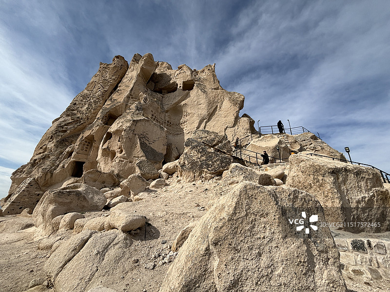 土耳其卡帕多奇亚喀斯特奇特地貌自然博物馆图片素材