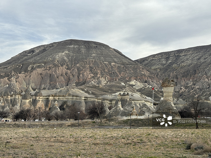 土耳其卡帕多奇亚喀斯特奇特地貌自然博物馆图片素材