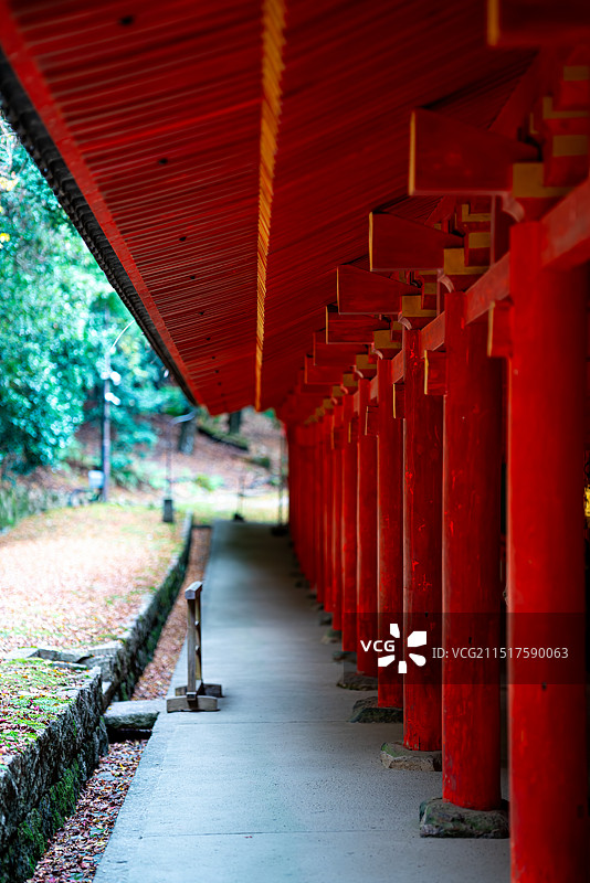 奈良春日大社走廊图片素材