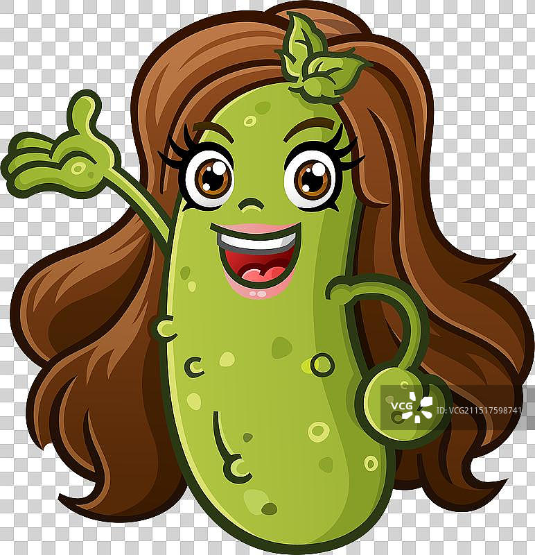 棕发女孩伸展双臂图片素材