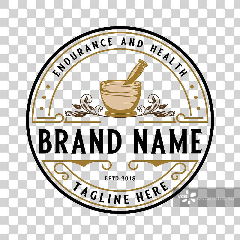 药房复古标志图片素材