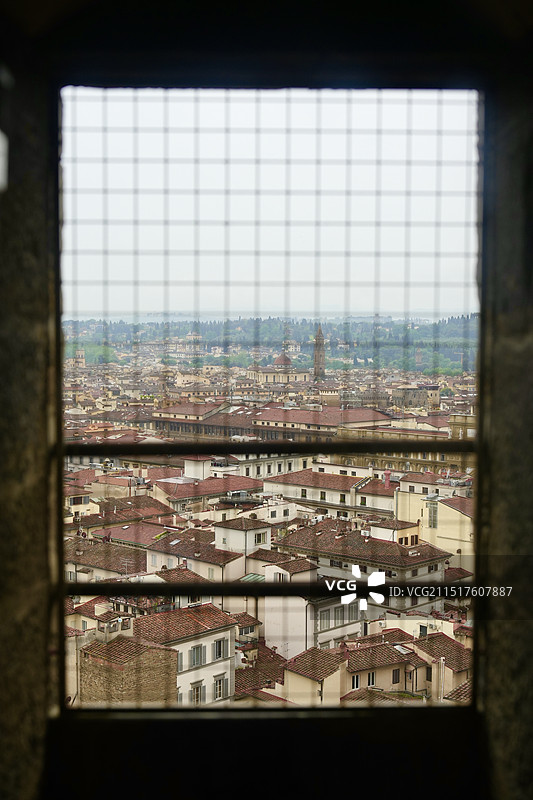窗外的佛罗伦萨图片素材