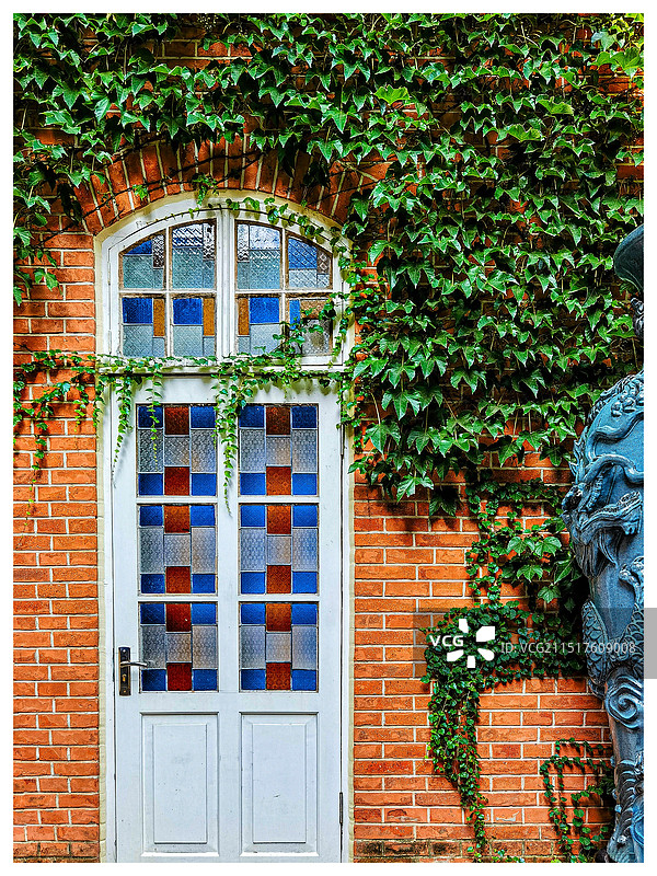 青岛啤酒博物馆一门窗图片素材