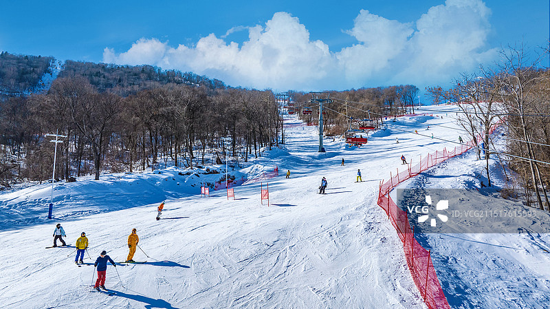 吉林北大湖滑雪场图片素材