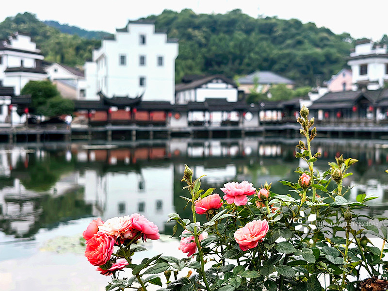 江南古村落图片素材