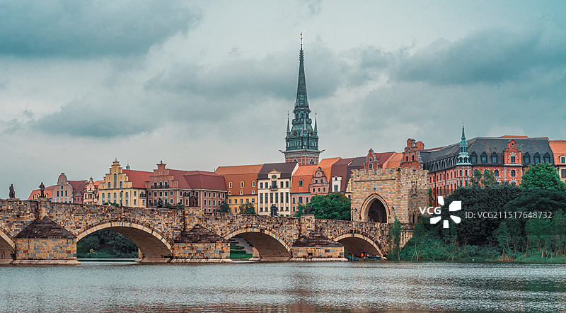 松山湖华为小镇图片素材