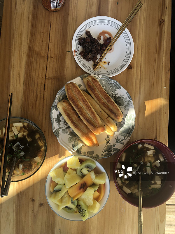 一人食 套餐早餐图片素材