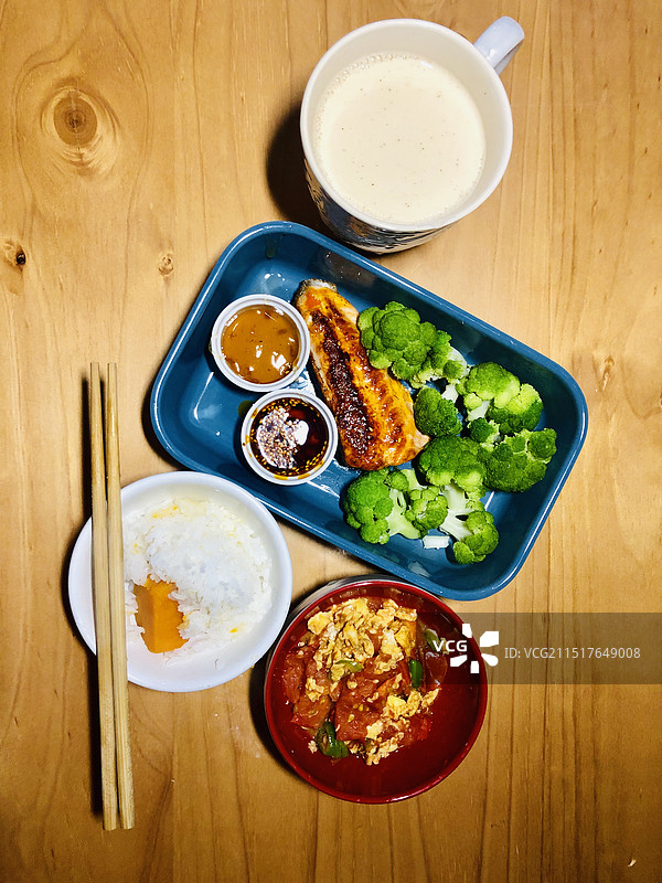 一人食 套餐早餐图片素材