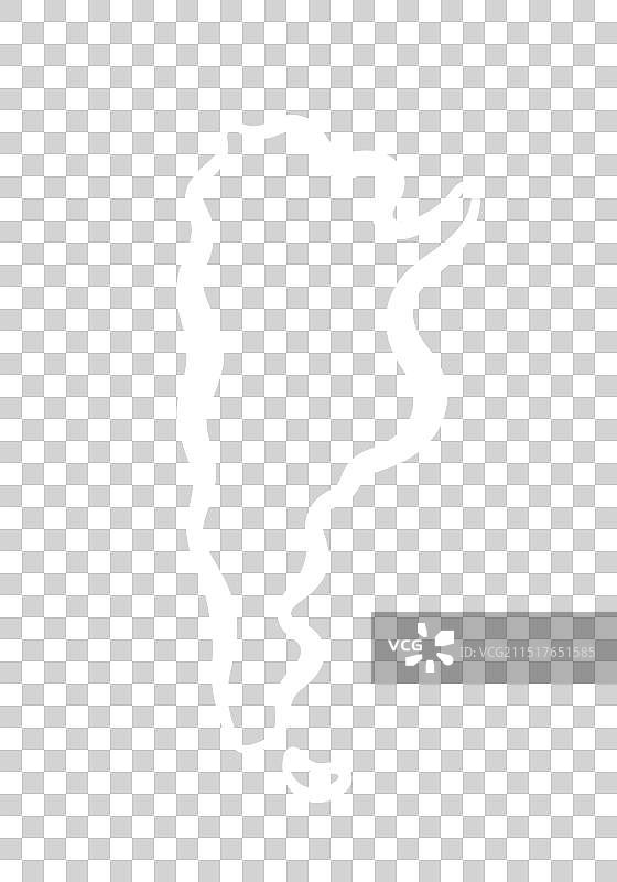 阿根廷渐变背景轮廓地图图片素材