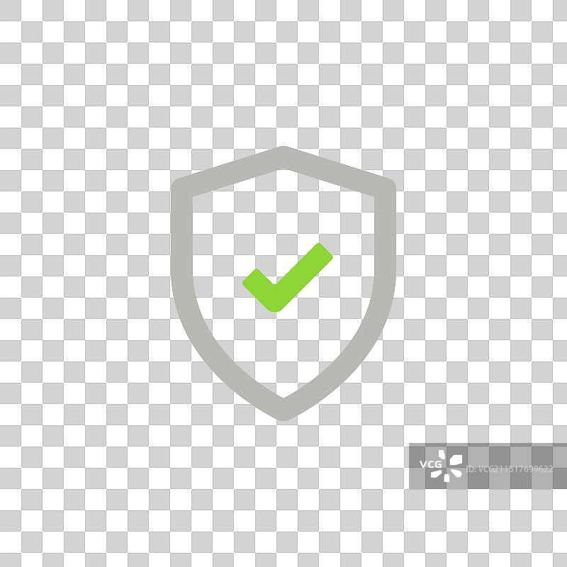 盾牌复选标记图标图片素材
