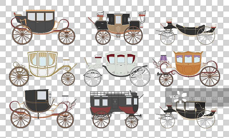 复古皇家马车图片素材