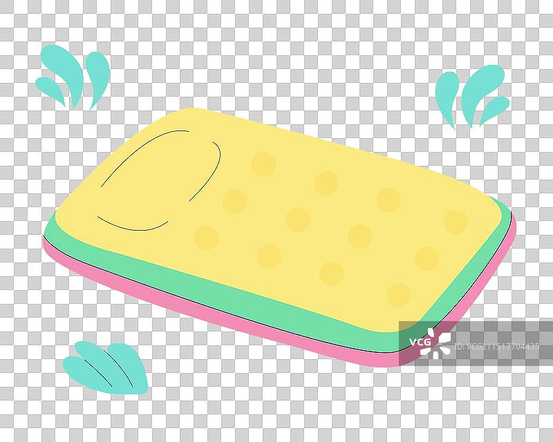 游泳用充气床垫图片素材