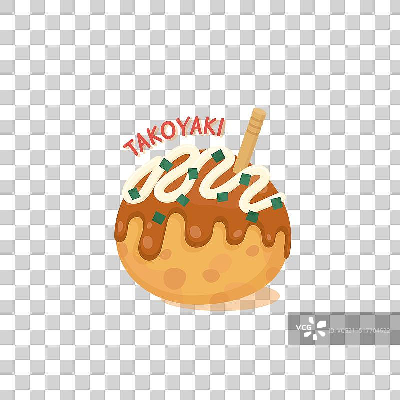 日式章鱼烧符号图片素材