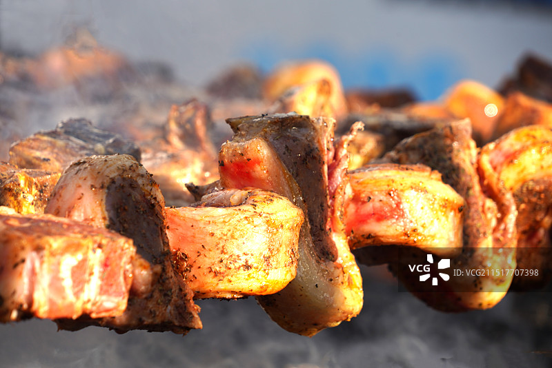 希腊节烤肉图片素材
