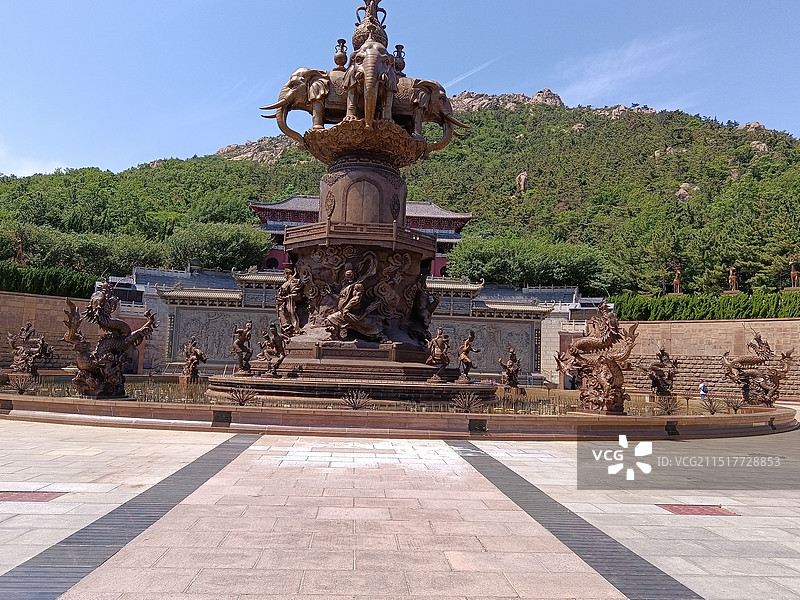 威海荣成赤山风景名胜区图片素材