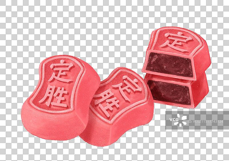 杭州美食定胜糕多个图片素材