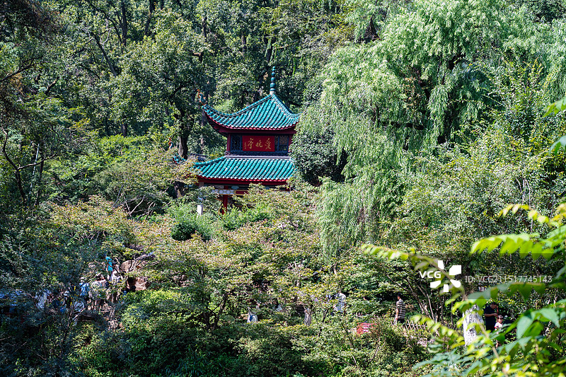 湖南长沙爱晚亭图片素材