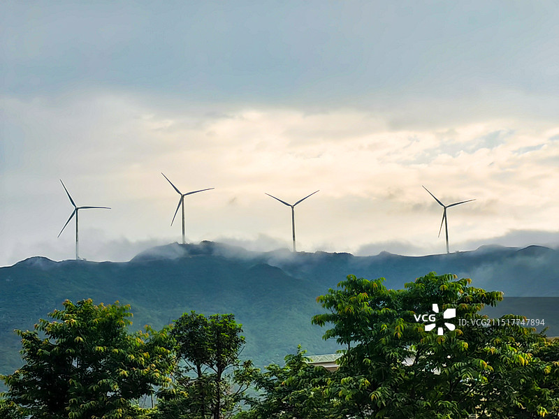 风车-广东清远广东大峡谷图片素材