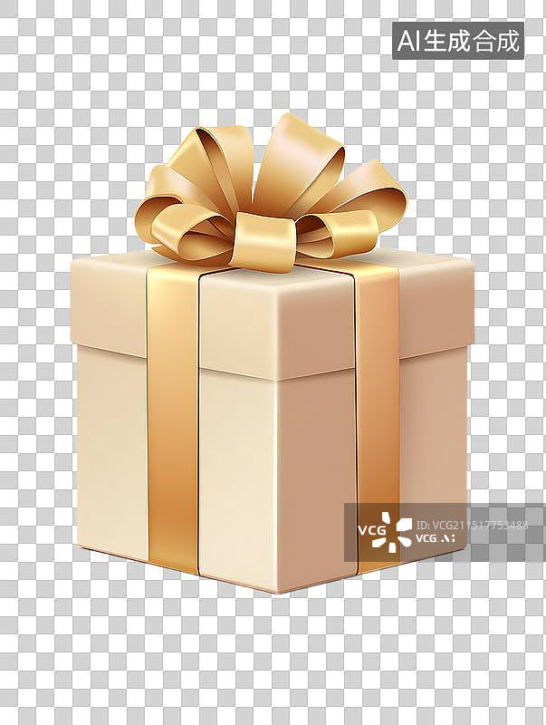 【AI数字艺术】卡通礼物盒子插画图片素材