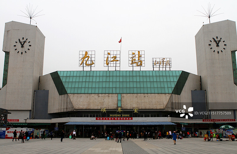 江西九江老火车站图片素材