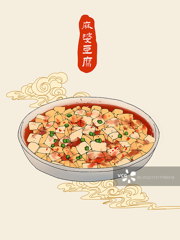 四川麻婆豆腐图片素材