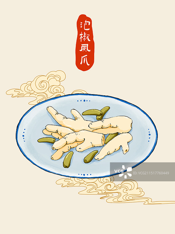 四川泡椒风爪图片素材