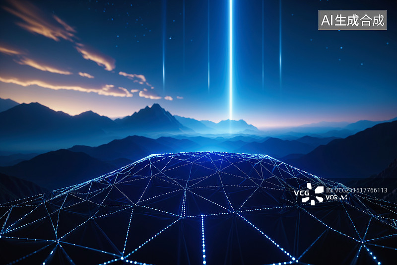 【AI数字艺术】未来信息科技图图片素材