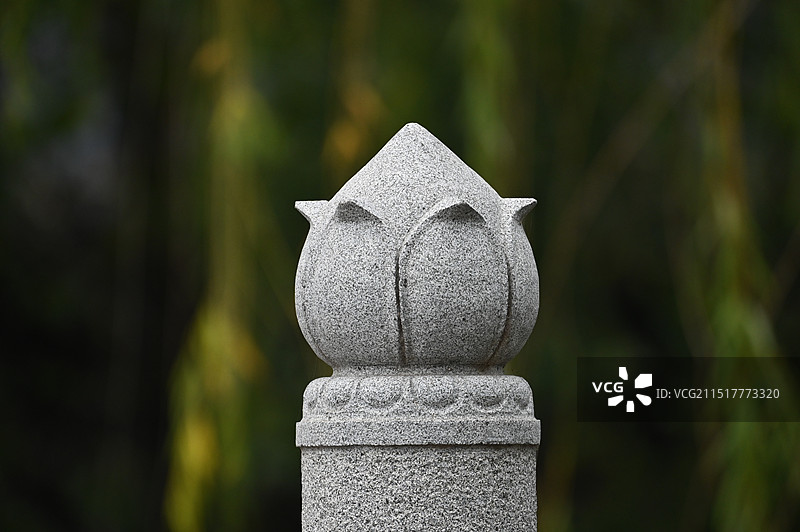 莲花柱头 石雕图片素材