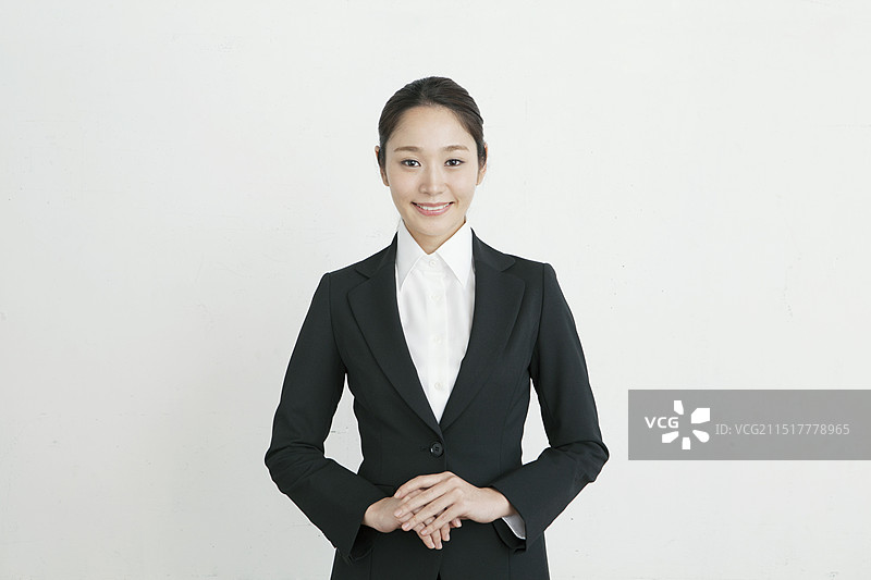 一位微笑的女商人图片素材