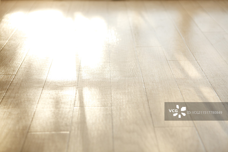地板晨光图片素材