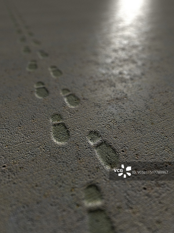的足迹图片素材