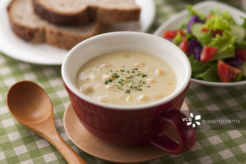 玉米浓汤图片素材