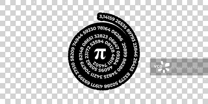 圆周率日科学空间无限图片素材