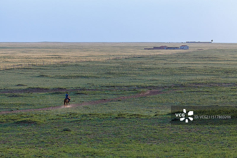鄂尔多斯大草原拍摄于内蒙古杭锦旗图片素材