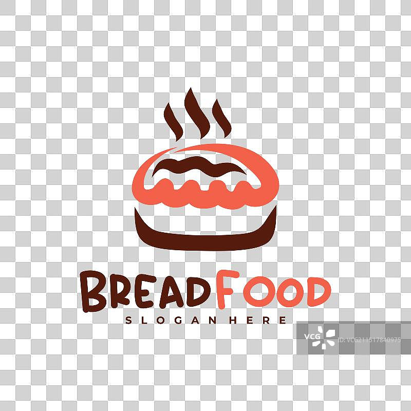 创意面包食品Logo模板图片素材