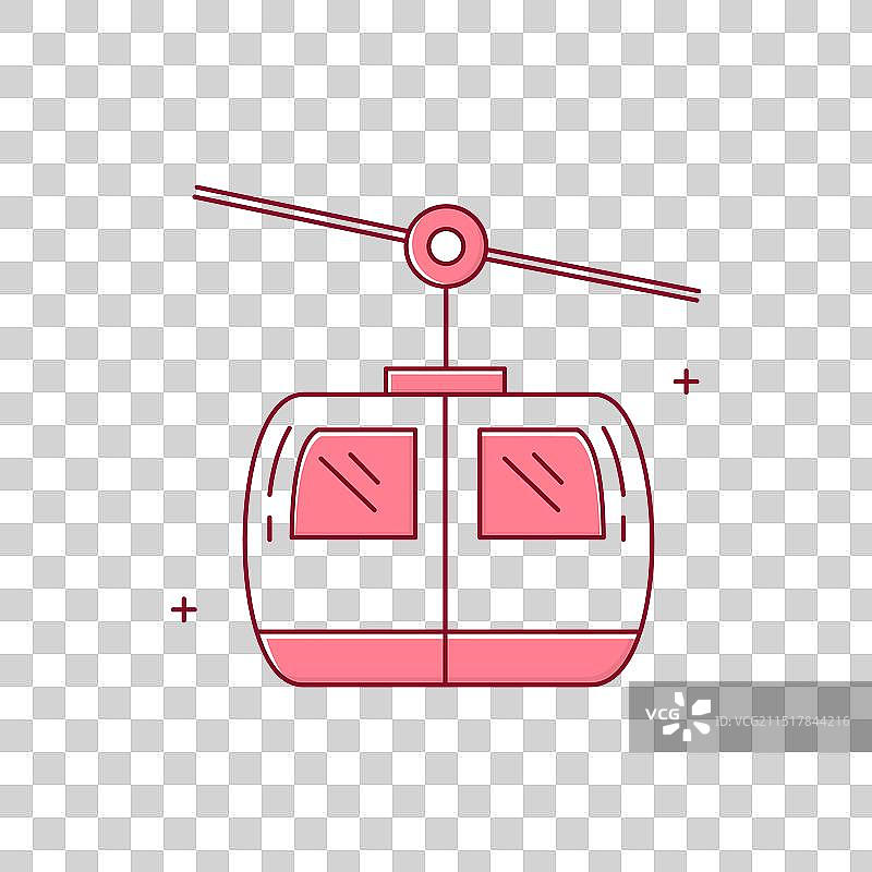 山脉滑雪度假村冬季运动图片素材