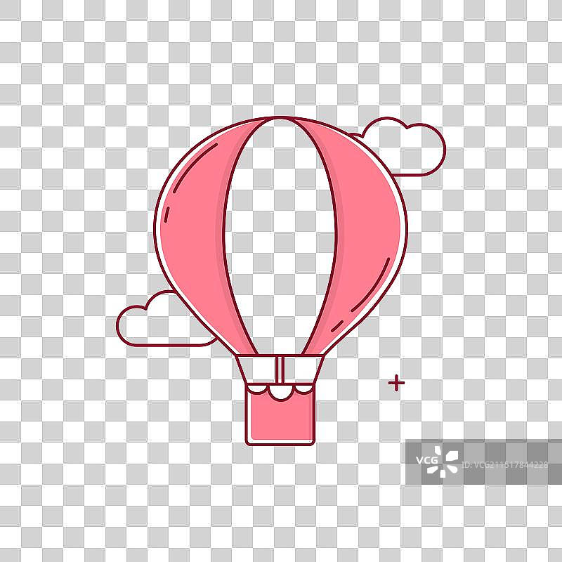 热气球飞行之旅图片素材