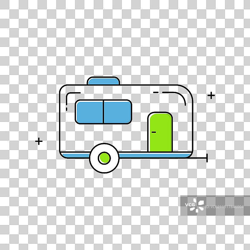 露营休闲房车图片素材