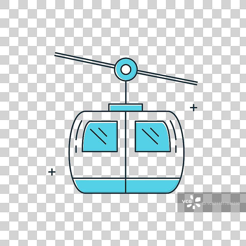 山脉滑雪度假村冬季运动图片素材