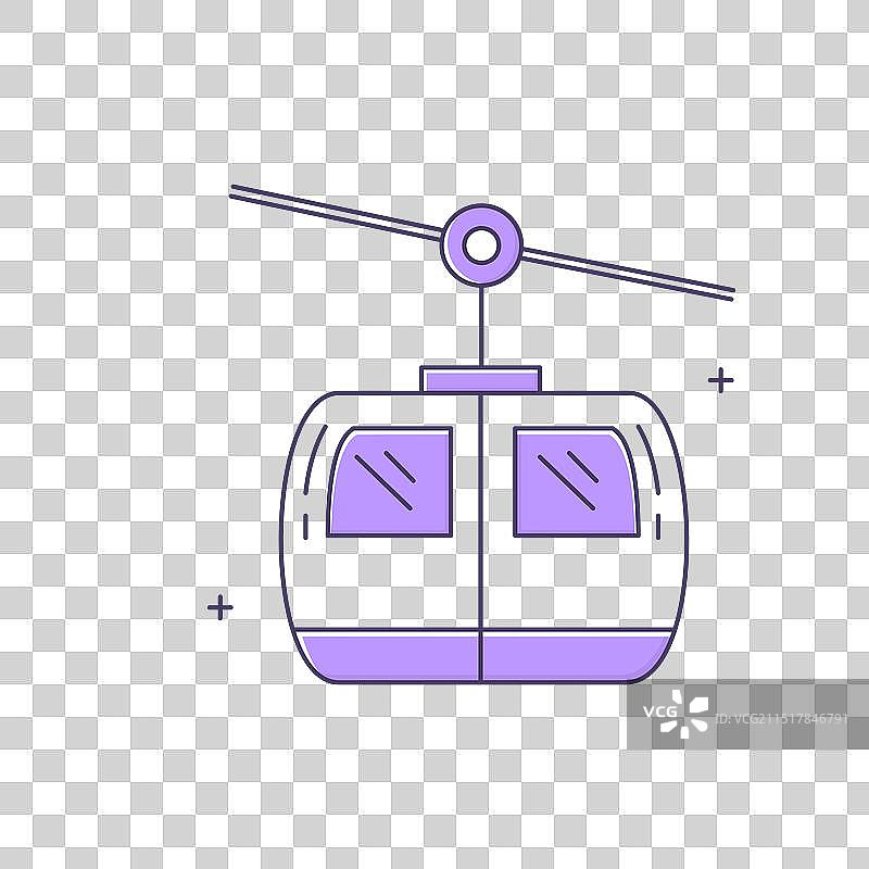 山脉滑雪度假村冬季运动图片素材