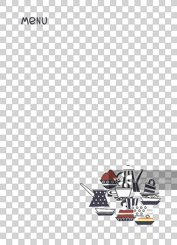 咖啡馆菜单设计模板图片素材