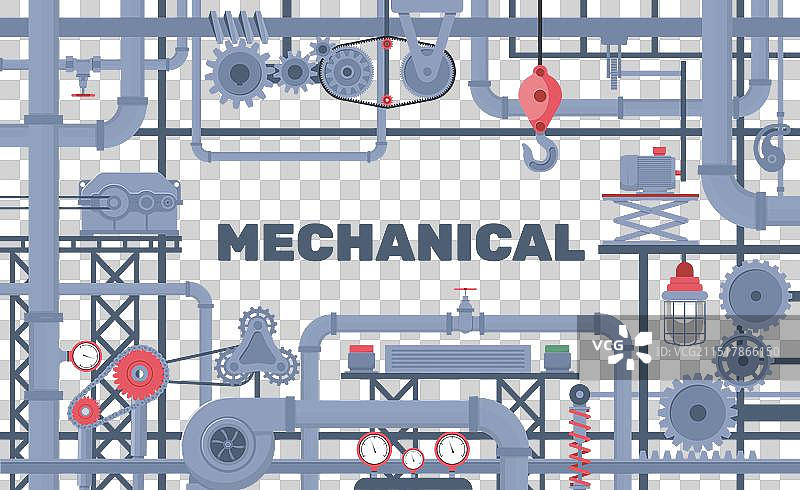 机械框架工业细节蒸汽朋克图片素材