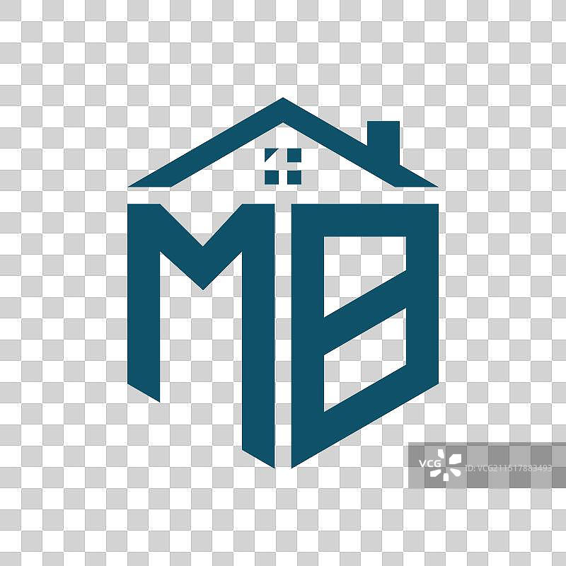 MB房屋标志设计模板图片素材