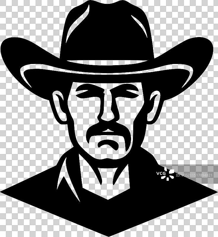 西方-黑白孤立的图标图片素材