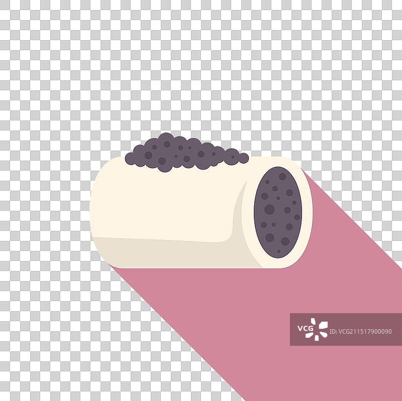 白面包上的黑色鱼子酱开胃小吃图片素材