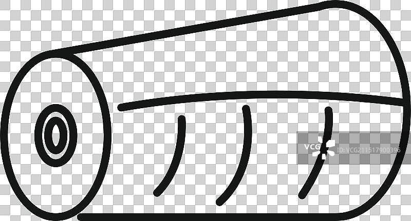 代表印刷行业的纸卷图片素材