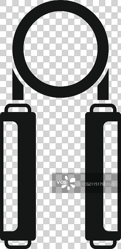 握力器图标简约风格图片素材