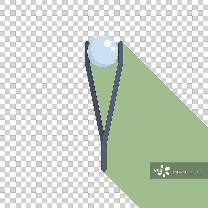 用镊子夹着珍珠制作珠宝图片素材