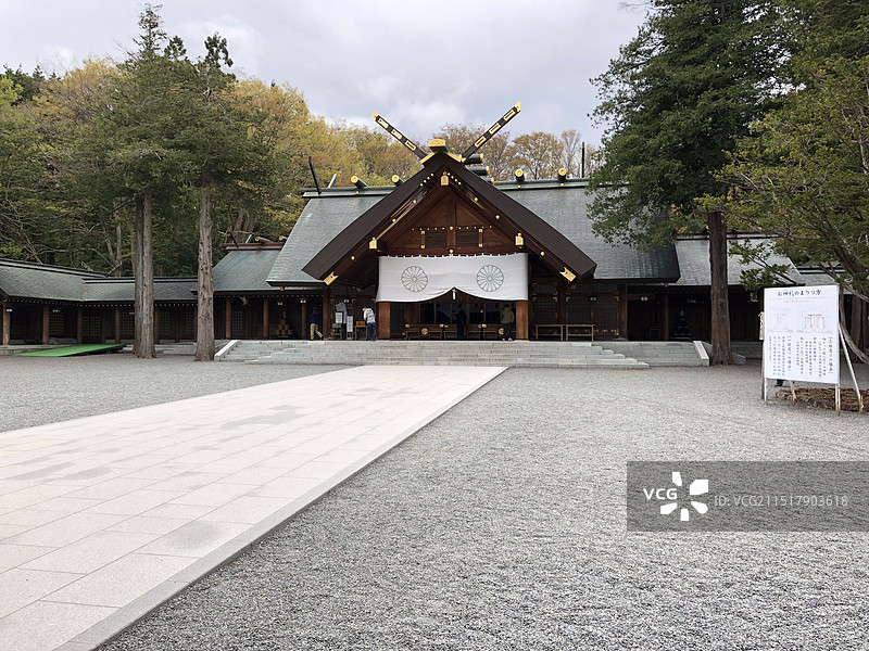 北海道札幌春天景色图片素材