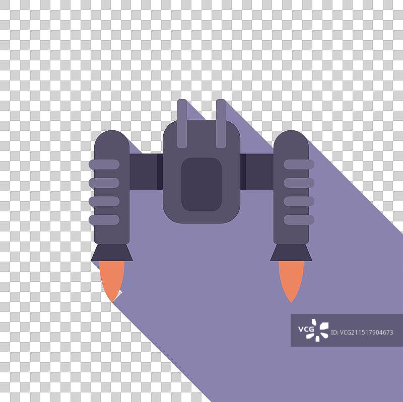 航天飞机发射升空，火焰喷射图片素材